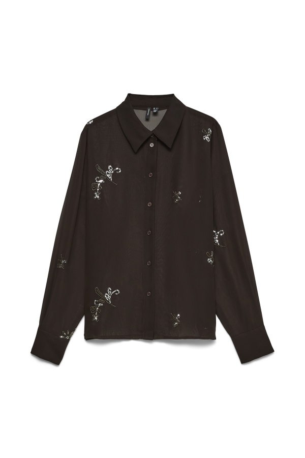 Chemise Sequin Chocolate Torte VMGILMA Vero Moda - 1 | TOP